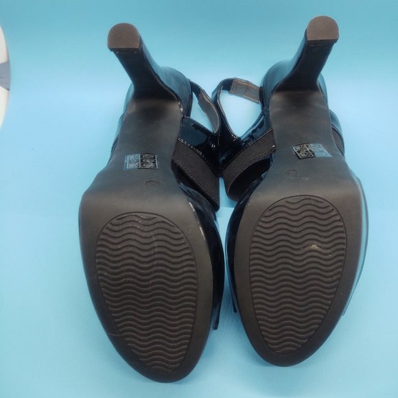 Moda Spana Patent Leather Platform Heels 8M NWOT - Picture 4 of 9